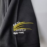 2002 RMA Centenary Away Black Retro Soccer Jersey