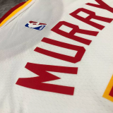 HAWKS MURRY #5 White Top Quality Hot Pressing NBA Jersey
