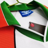 1994-1996 Ireland White Retro Soccer Jersey