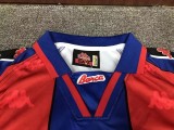 1996-1997 RONALDO # 9 BAR Home Red and Blue Retro Soccer Jersey