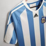 2010 Argentina Home Retro Soccer Jersey