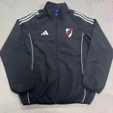 25-26 River Plate Black Windbreaker