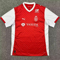 25-26 Stade Reims Home Fans Soccer Jersey