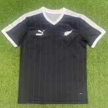 25-26 New Zealand Black Fans Soccer Jersey