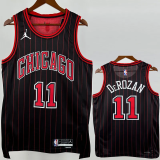 25-26 BULLS DEROZAN #11 Black Top Quality Hot Pressing NBA Jersey (Trapeze Edition) 飞人版