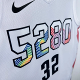 24-25 Nuggets GORDON #32 White City Edition Top Quality Hot Pressing NBA Jersey