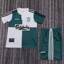 1995-1996 LIV Home Retro Kids Soccer Jersey