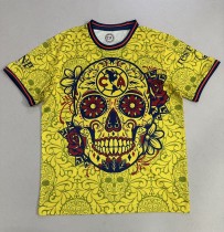 25-26 Club America Yellow Day of the Dead Fans Soccer Jersey 25-26 Club America Yellow Day of the Dead Fans Soccer Jersey