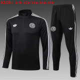 25-26 Germany High Quality Kids Half Pull Tracksuit