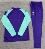 25-26 Real Valladolid High Quality Half Pull Tracksuit