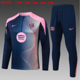 25-26 BAR High Quality Kids Half Pull Tracksuit