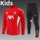 25-26 Liverpool High Quality Kids Half Pull Tracksuit
