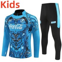 25-26 Napoli High Quality Kids Half Pull Tracksuit 25-26 Napoli High Quality Kids Half Pull Tracksuit
