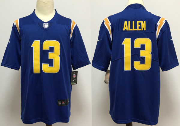 2025 NFL Los Angeles Chargers New Pattern Jersey