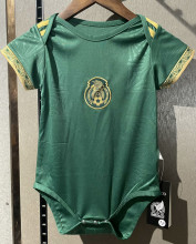 25-26 Mexico Mexico Gold Cup Green Baby Infant Crawl Suit