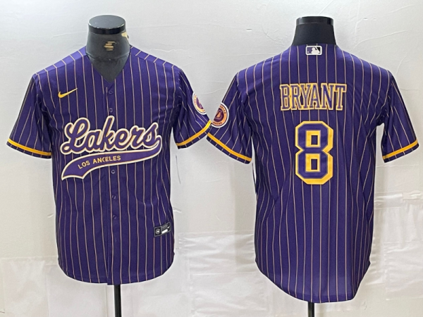 2025 MLB Los Angeles Lakers New Pattern Jersey