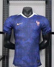 25-26 France Home Player Version Soccer Jersey