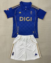 25-26 Real Oviedo Home Adult Suit
