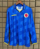 1994 Colombia Away Long Sleeve Retro Soccer Jersey 1994 Colombia Away Long Sleeve Retro Soccer Jersey