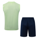 25-26 Man City High Quality Tank Top And Shorts Suit