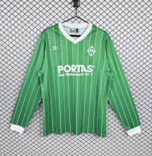 1988-1989 Werder Bremen Away Long Sleeve Retro Soccer Jersey