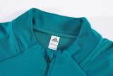 2025 AD Green Half Pull Tracksuit 