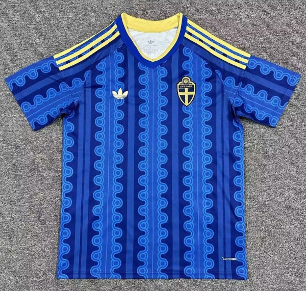 26-27 Sweden Away Fans Soccer Jersey