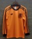 1980 Netherlands Long sleeves Retro Soccer Jersey