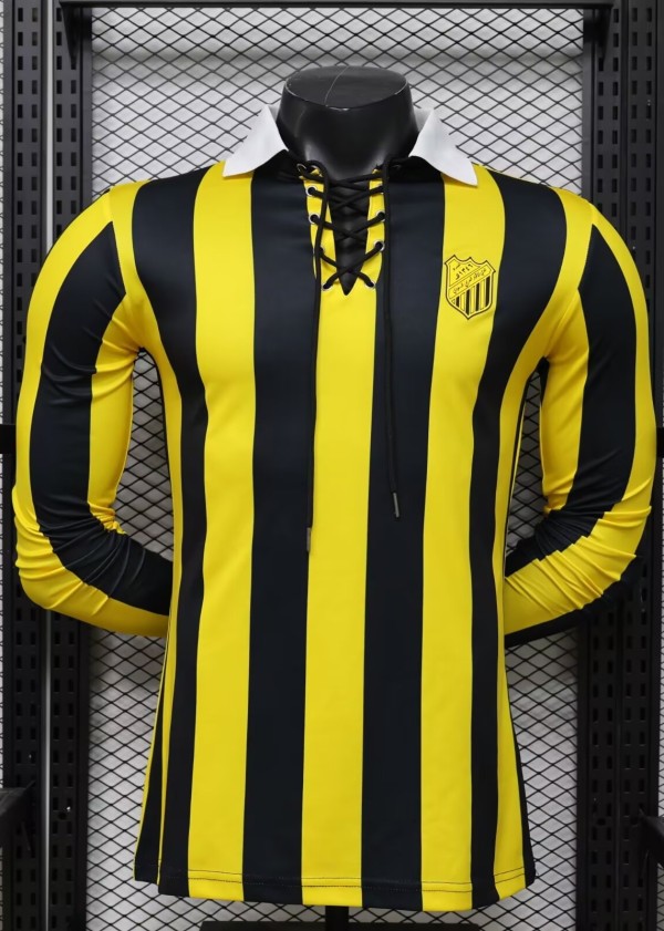 26-27 Ittihad Yellow Special Edition Long Sleeve Player Version Soccer Jersey