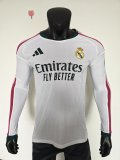 2026 RMA Home Long Sleeve Player Version Soccer Jersey (长袖球员)