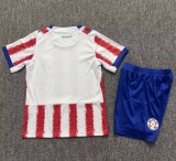 2026 Paraguay Home Kids Soccer Jersey