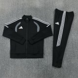 2026 AD Black Jacket Tracksuit