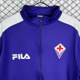 1999-2000 Fiorentina Purple Jacket #单夹克