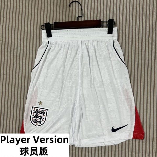 2026 England Home Player Version Shorts Pants (球员短裤)