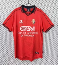 1998-1999 Osasuna Home Retro Soccer Jersey