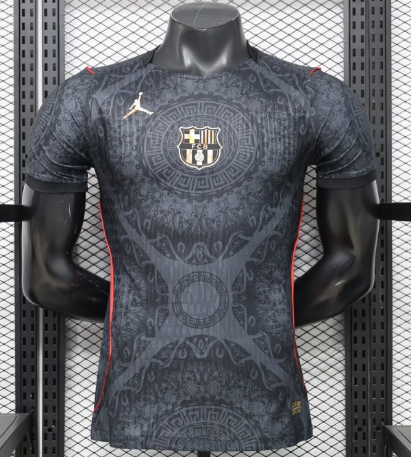 26-27 BAR Black Special Edition Player Version Soccer Jersey