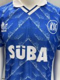 1989-1990 Karlsruher SC Away Retro Soccer Jersey