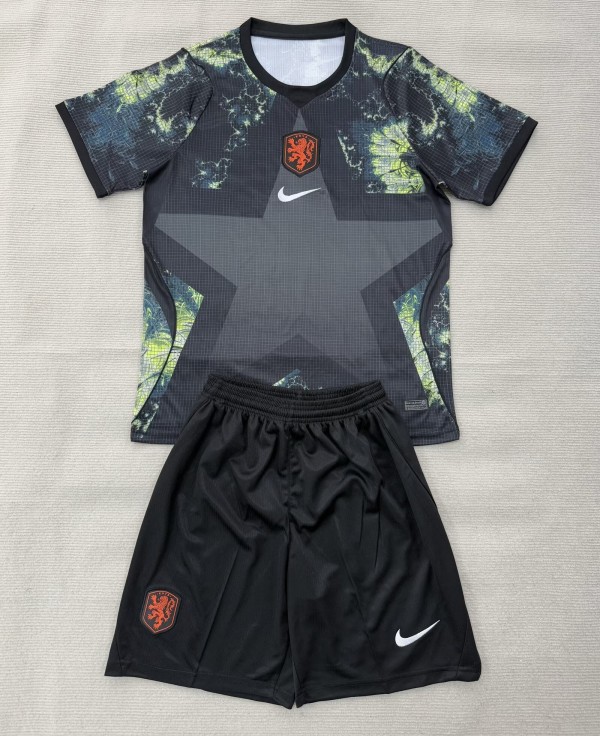 2026 NetherIands Black GoalKeeper Adult Suit