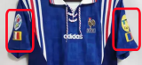 1996 France Home Retro Soccer Jersey
