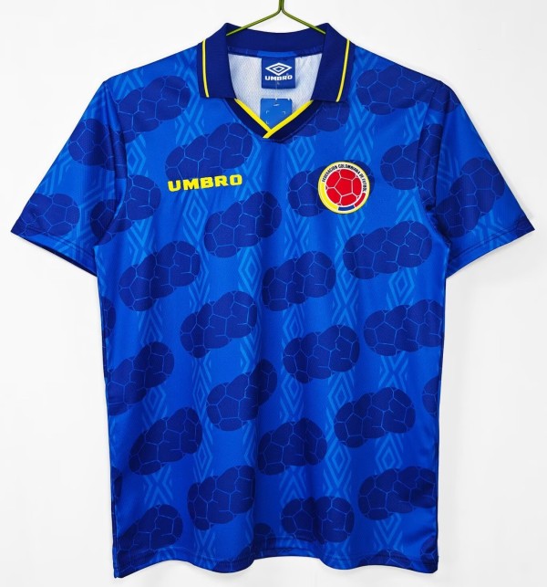 1994 Colombia Away Retro Soccer Jersey