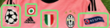 2015-2016 JUV Away Pink Retro Soccer Jersey