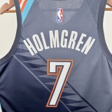 26-27 OKC Top Quality Hot Pressing NBA Jersey