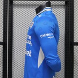 26-27 Cruz Azul Home Long Sleeve Player Version Soccer Jersey*长袖球员