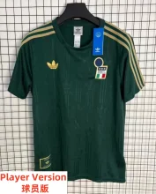 26-27 Italy Green Player Version Training shirts