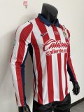 26-27 Chivas Guadalajara Home Long Sleeve Player Version Soccer Jersey*长袖球员