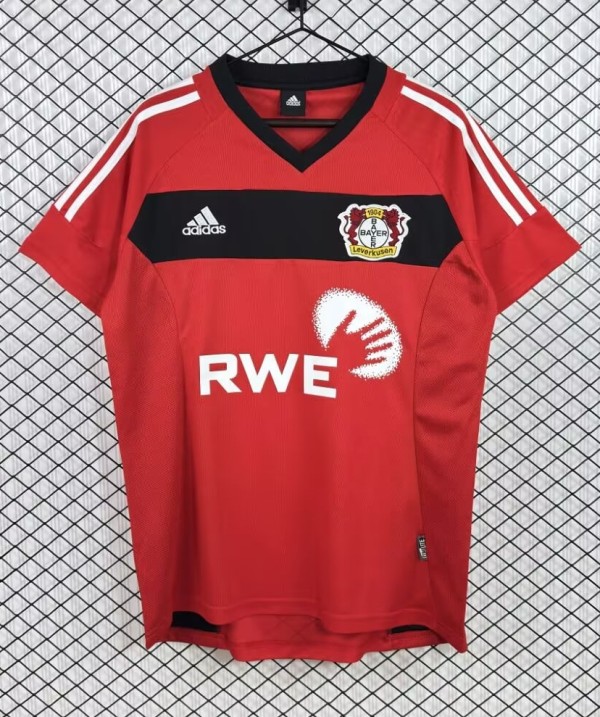 2002-2004 LeverKusen Home Retro Soccer Jersey