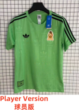 26-27 Mexico Green Player Version Training Shirts