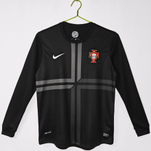 2012 Portugal Third Long Sleeve Retro Soccer Jersey