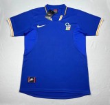 1996-1997 Italy Home Blue Retro Soccer Jersey