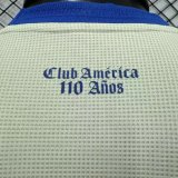 26-27 Club America Yellow 110th Anniversary Edition Long Sleeve Player Version Soccer Jersey*长袖球员